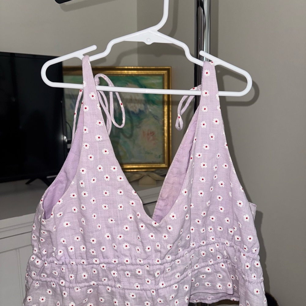 Princess Polly Lavender Floral Crop Top - Picture 3 of 3